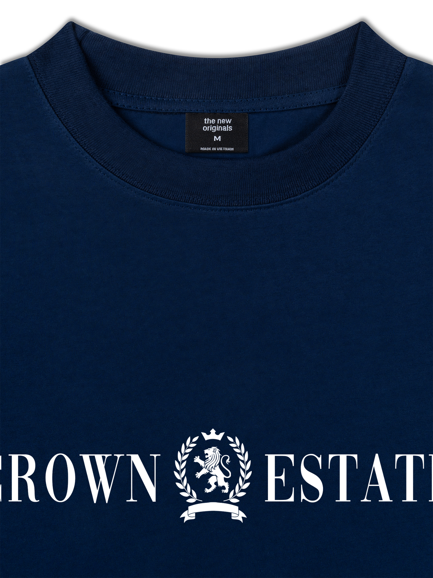 Áo Thun Relaxed Fit Old Money Crown Estate