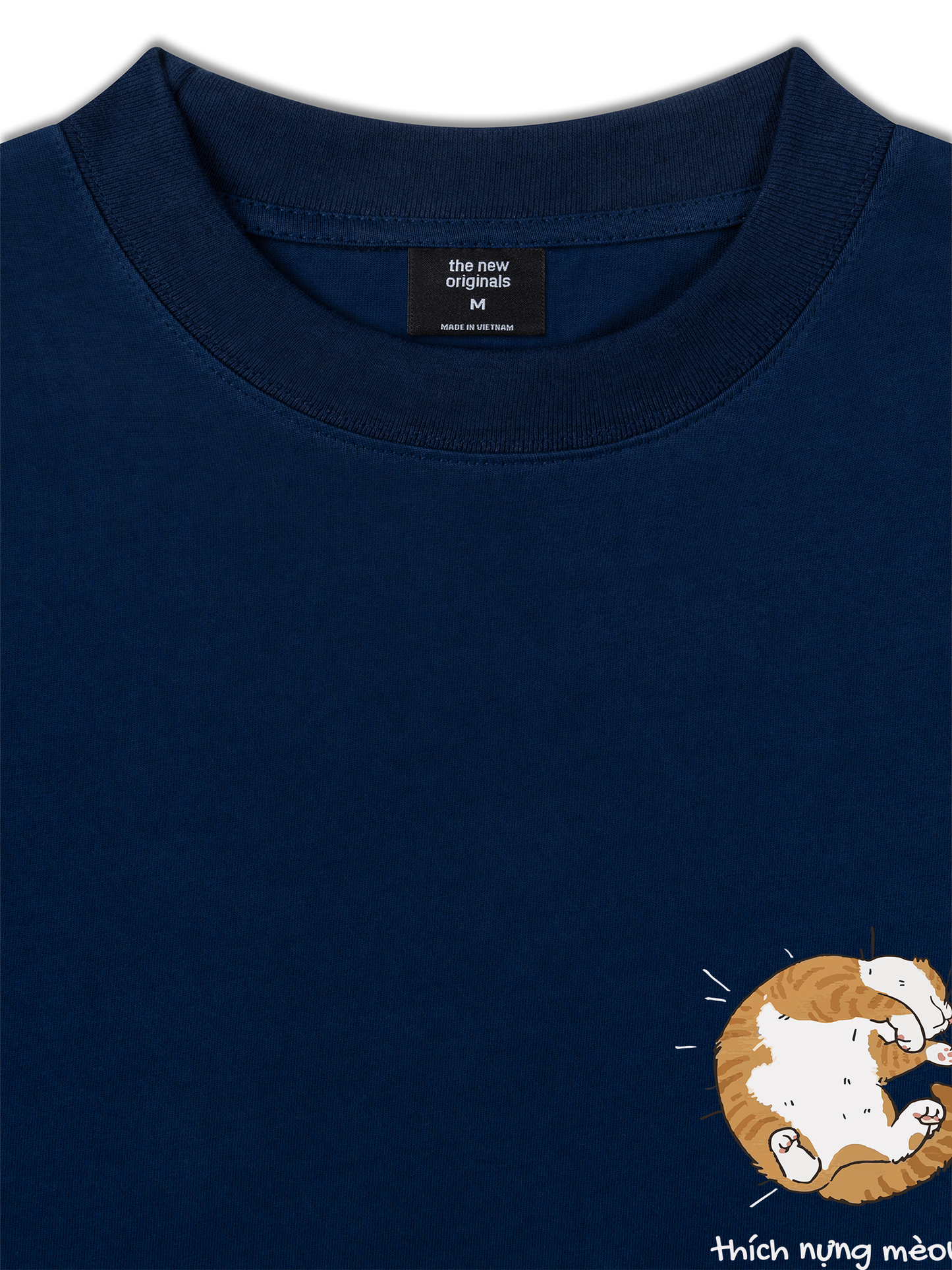 Áo Thun Relaxed Fit Thích Nựng Mèo