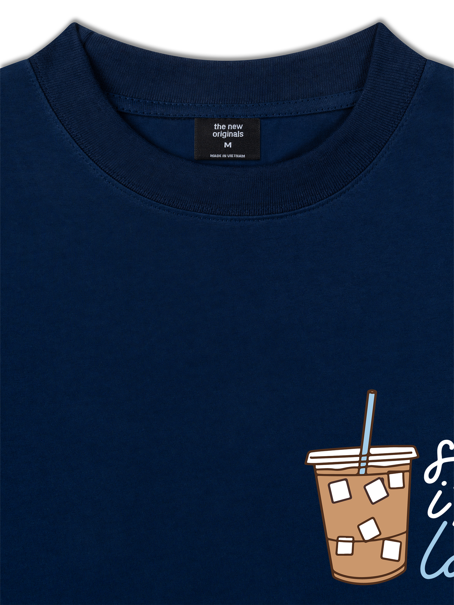 Áo Thun Relaxed Fit Sorry I'm Latte