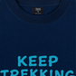 Áo Thun Relaxed Fit Keep Trekking For Girl
