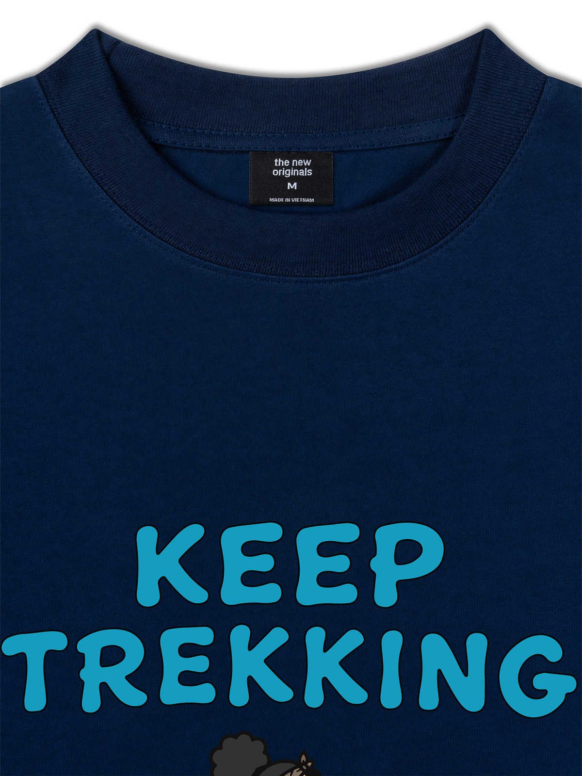 Áo Thun Relaxed Fit Keep Trekking For Girl