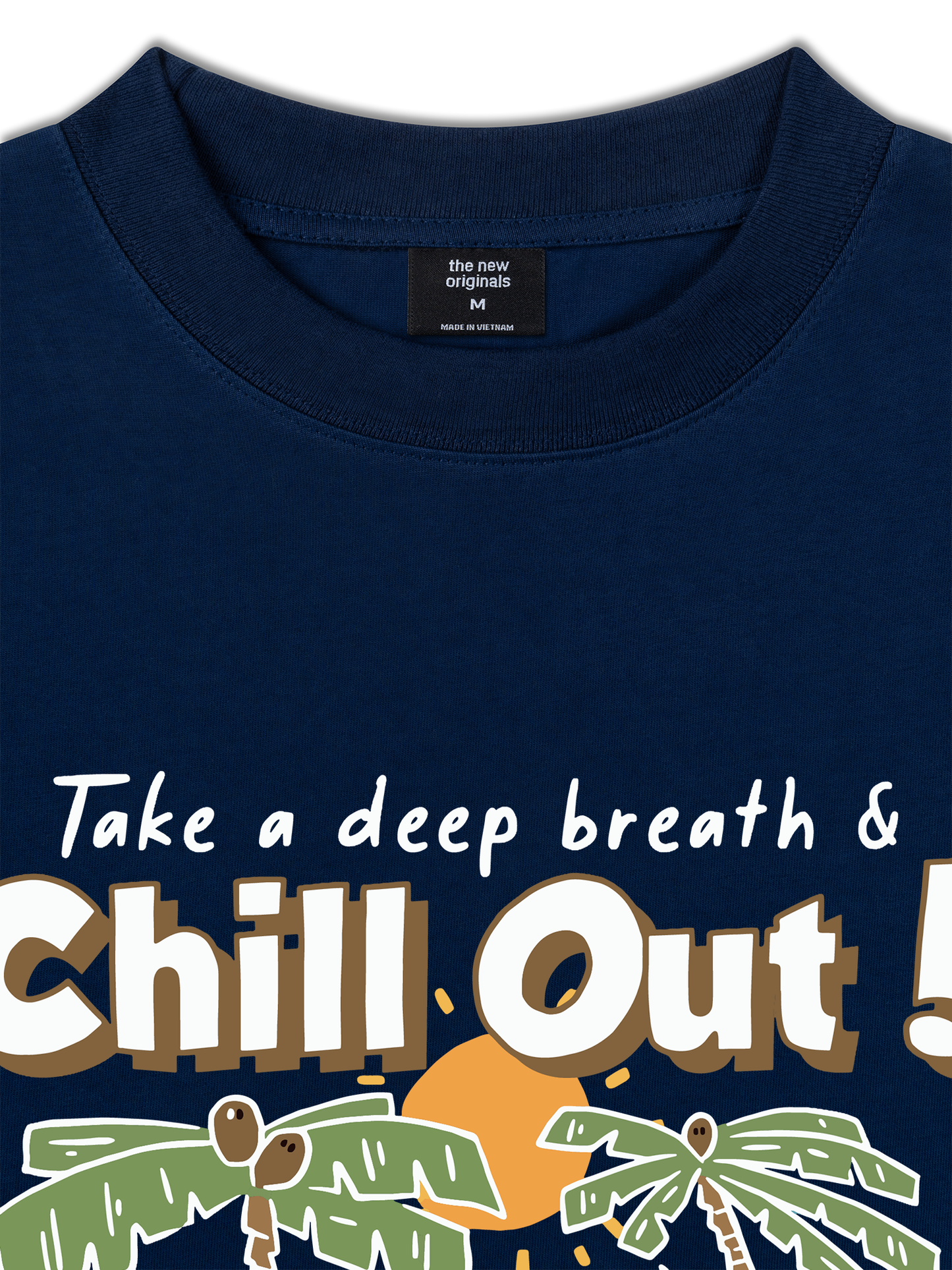 Áo Thun Relaxed Fit Summer Vibes Chill Out