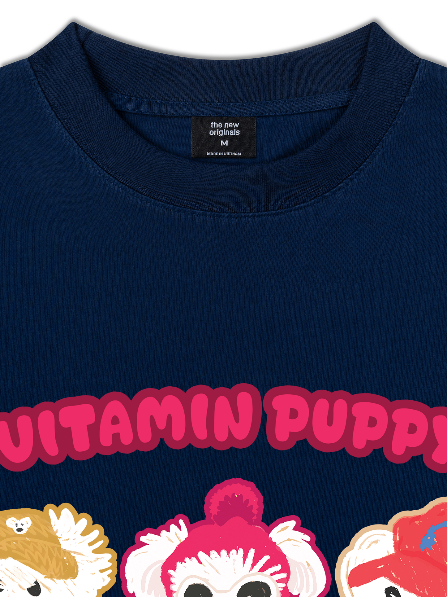 Áo Thun Relaxed Fit Animal Mood Viatmin Puppy
