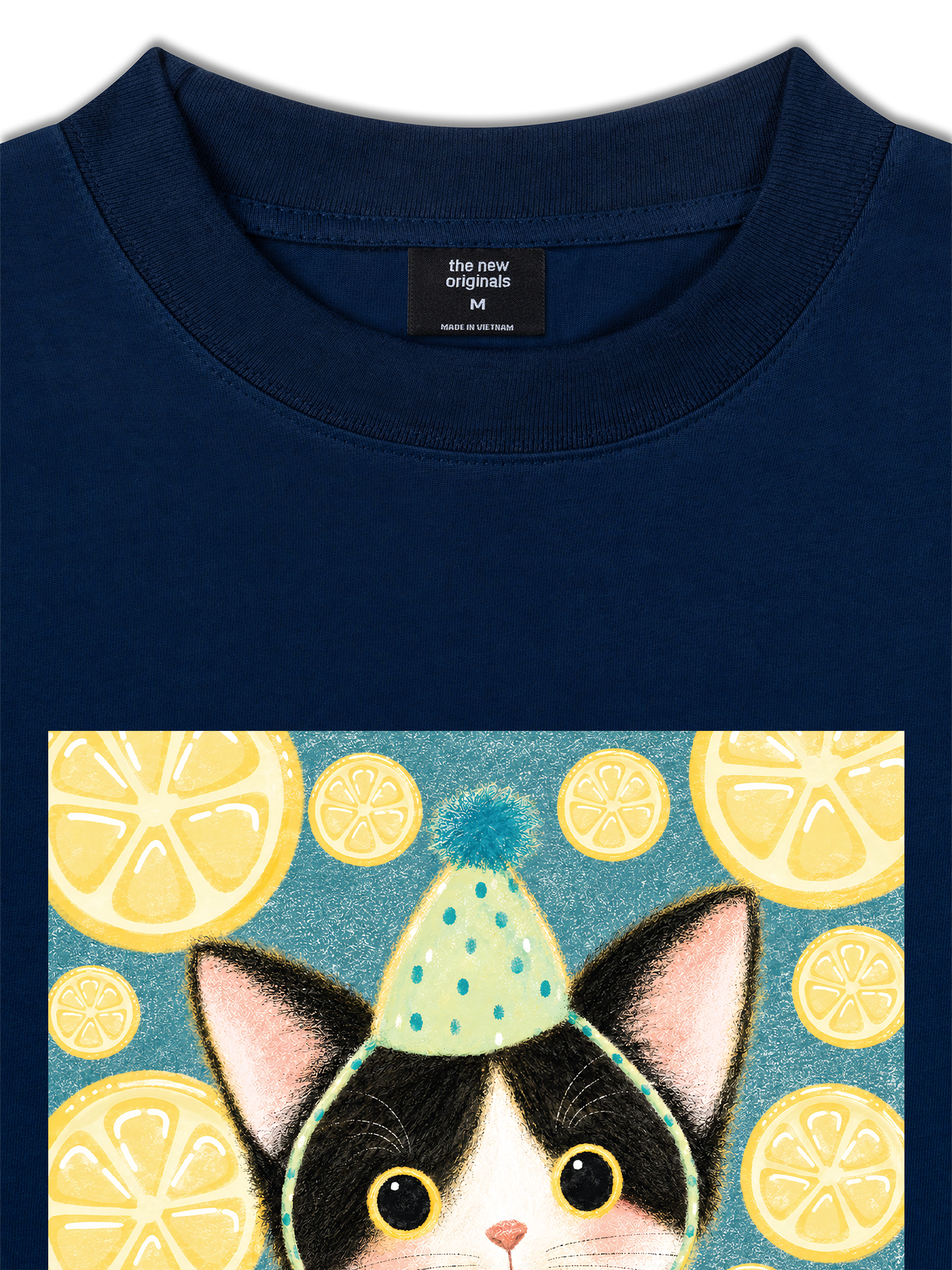 Áo Thun Relaxed Fit Lemon Reverie Meow