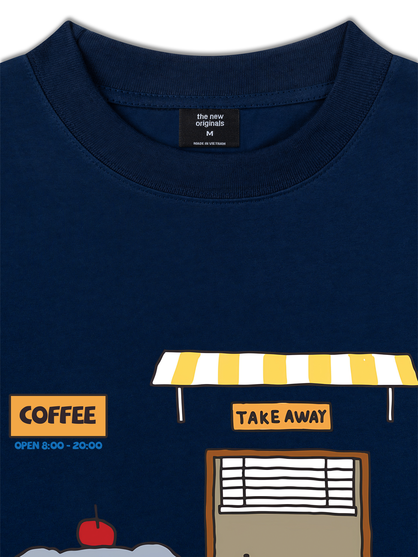 Áo Thun Relaxed Fit Coffee Shop