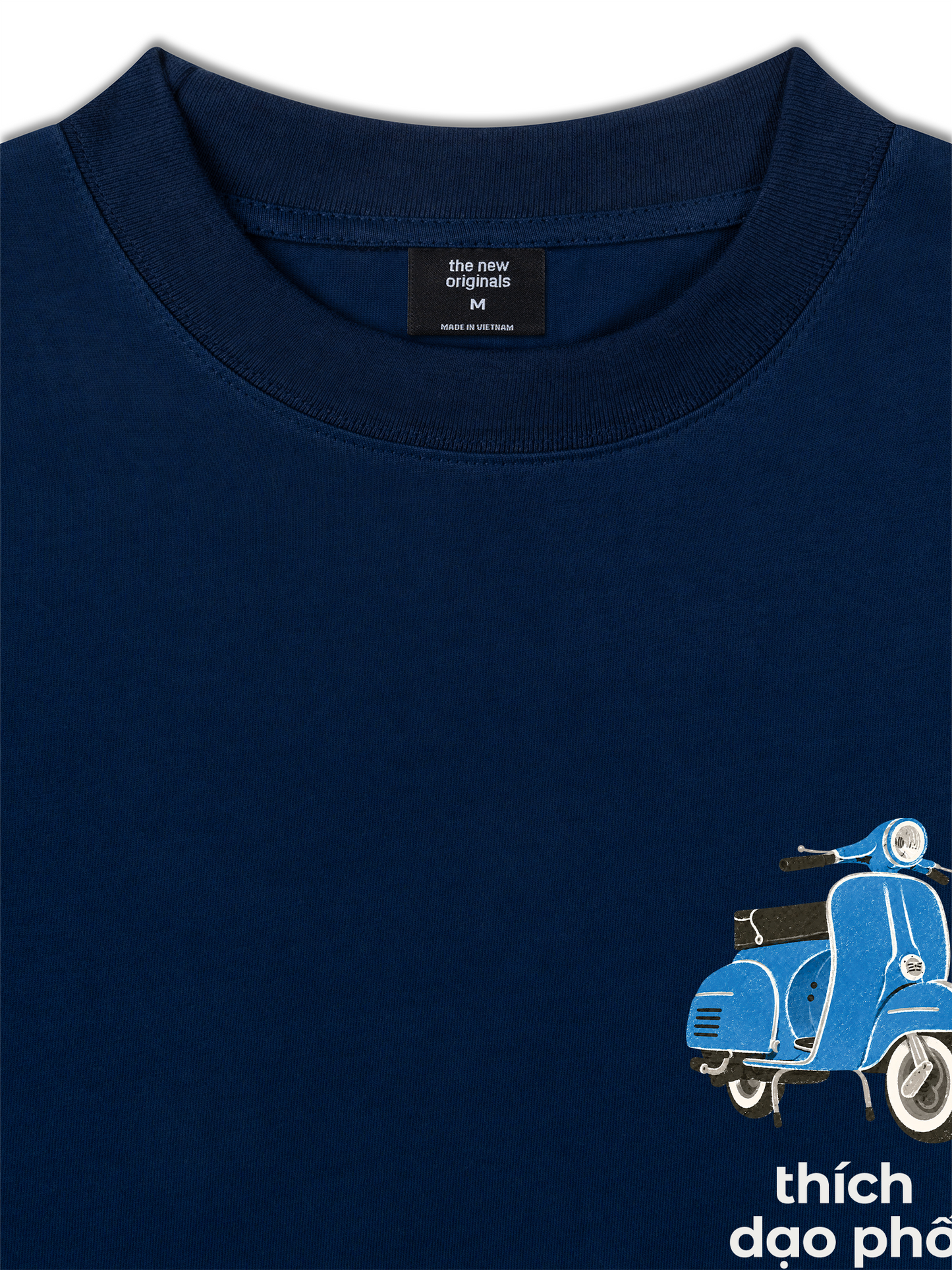 Áo Thun Relaxed Fit Thích Dạo Phố Blue