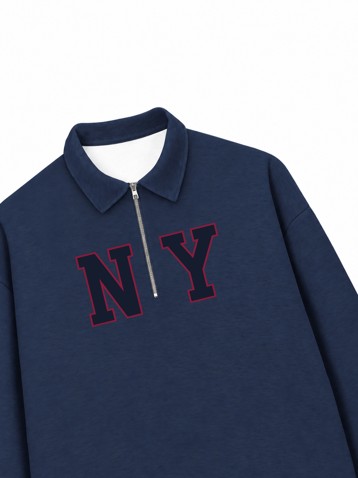 Áo Sweater Polo Nỉ Hai Da NY