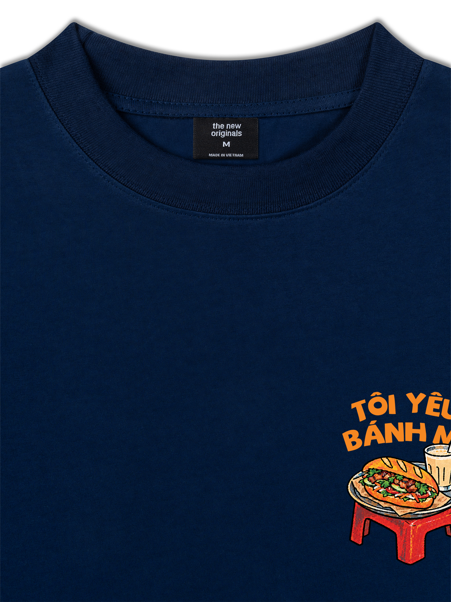 Áo Thun Relaxed Fit Tôi Yêu Bánh Mì