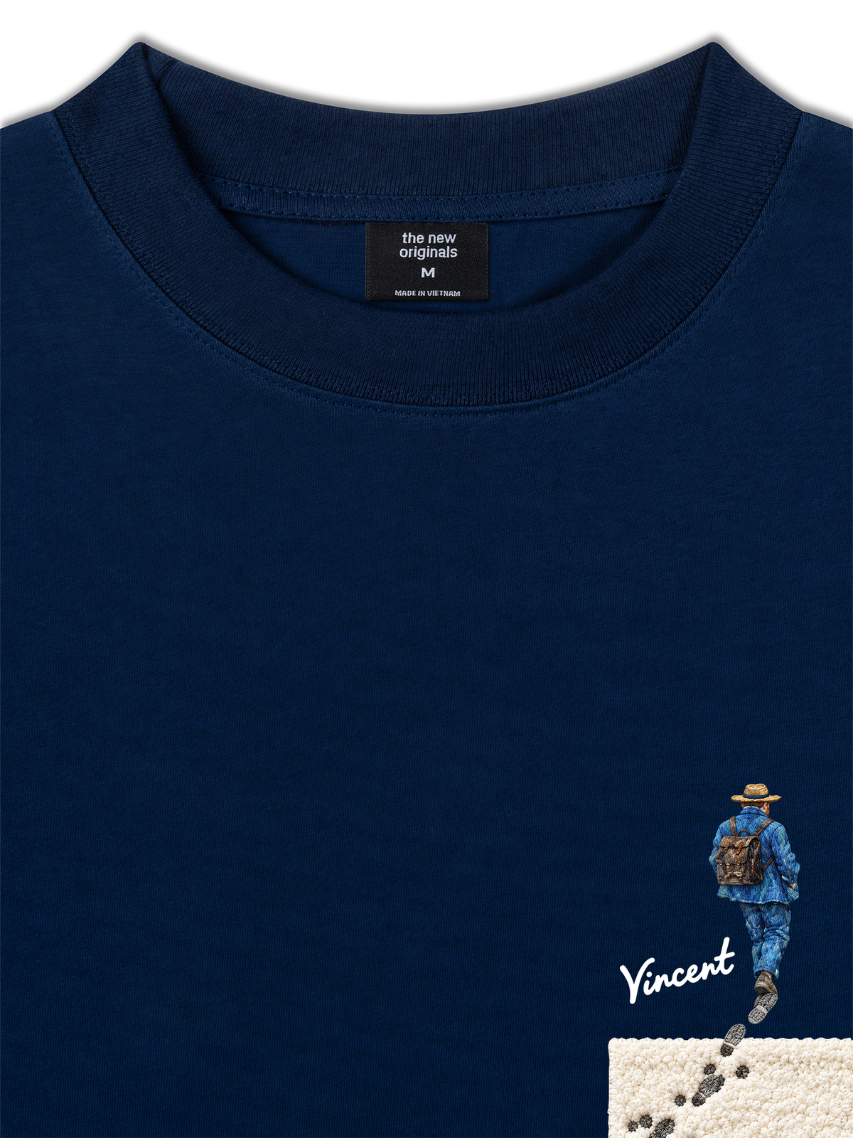 Áo Thun Relaxed Fit Vincent Van Gogh Stary Night