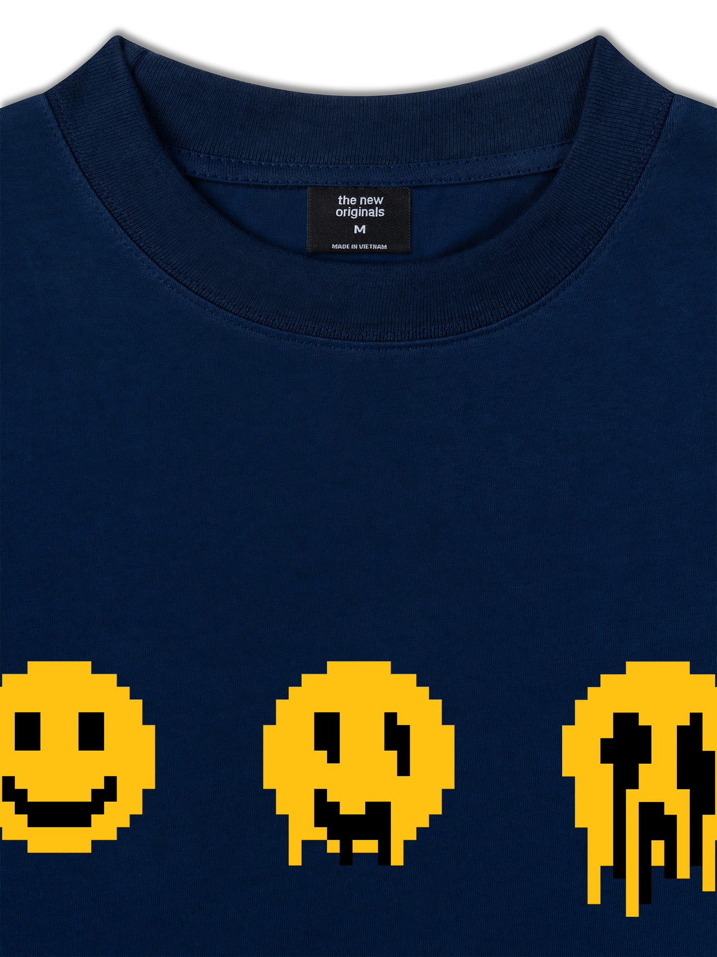 Áo Thun Relaxed Fit Pixel Universe Melted Face