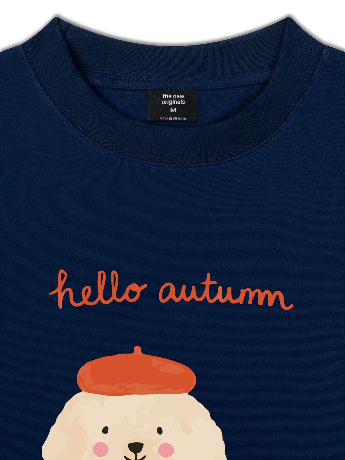 Áo Thun Relaxed Fit Hello Autumn Puppy