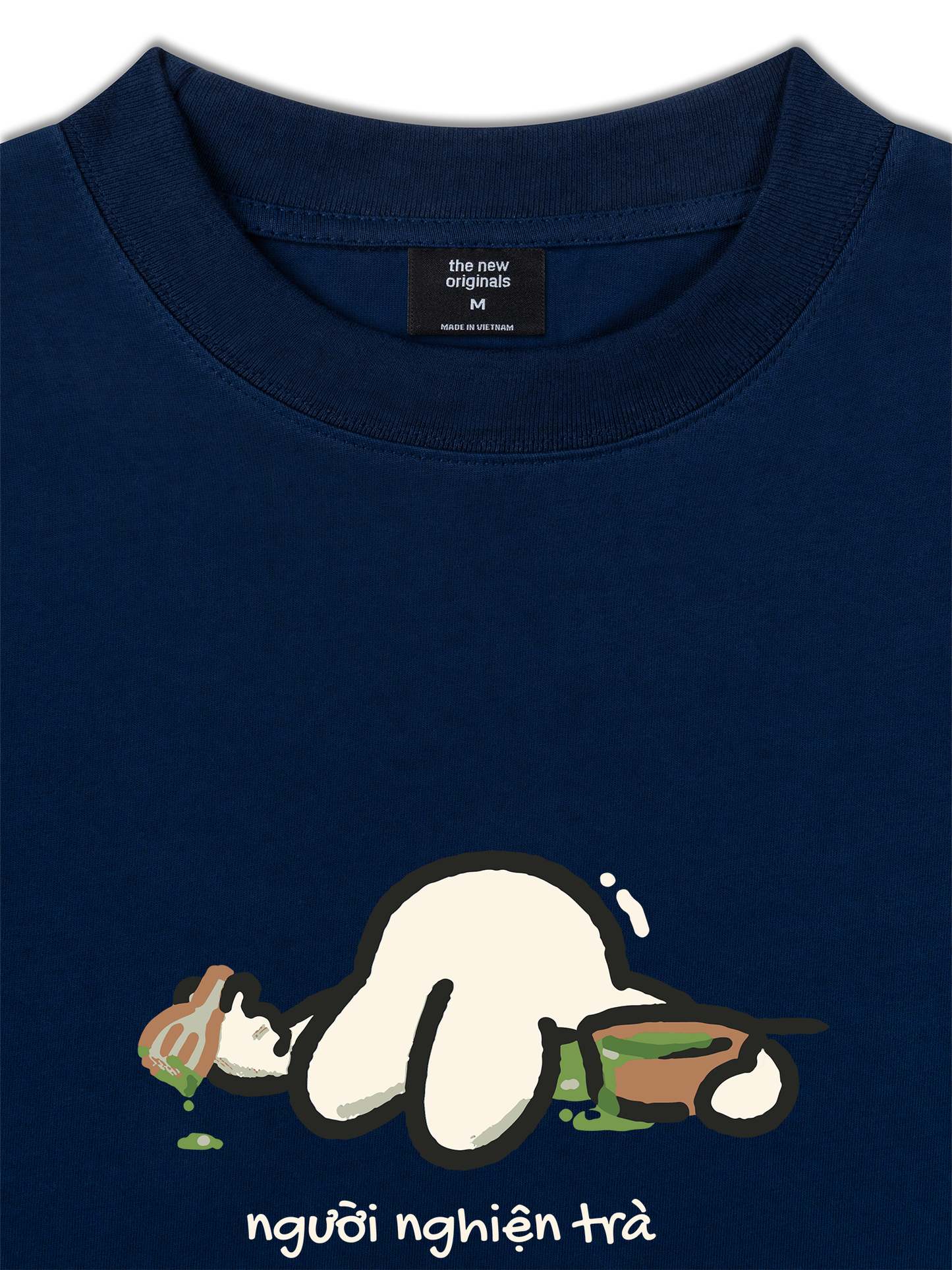 Áo Thun Relaxed Fit Người Nghiện Trà