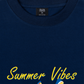 Áo Thun Relaxed Fit Summer Vibes Blue Starfish