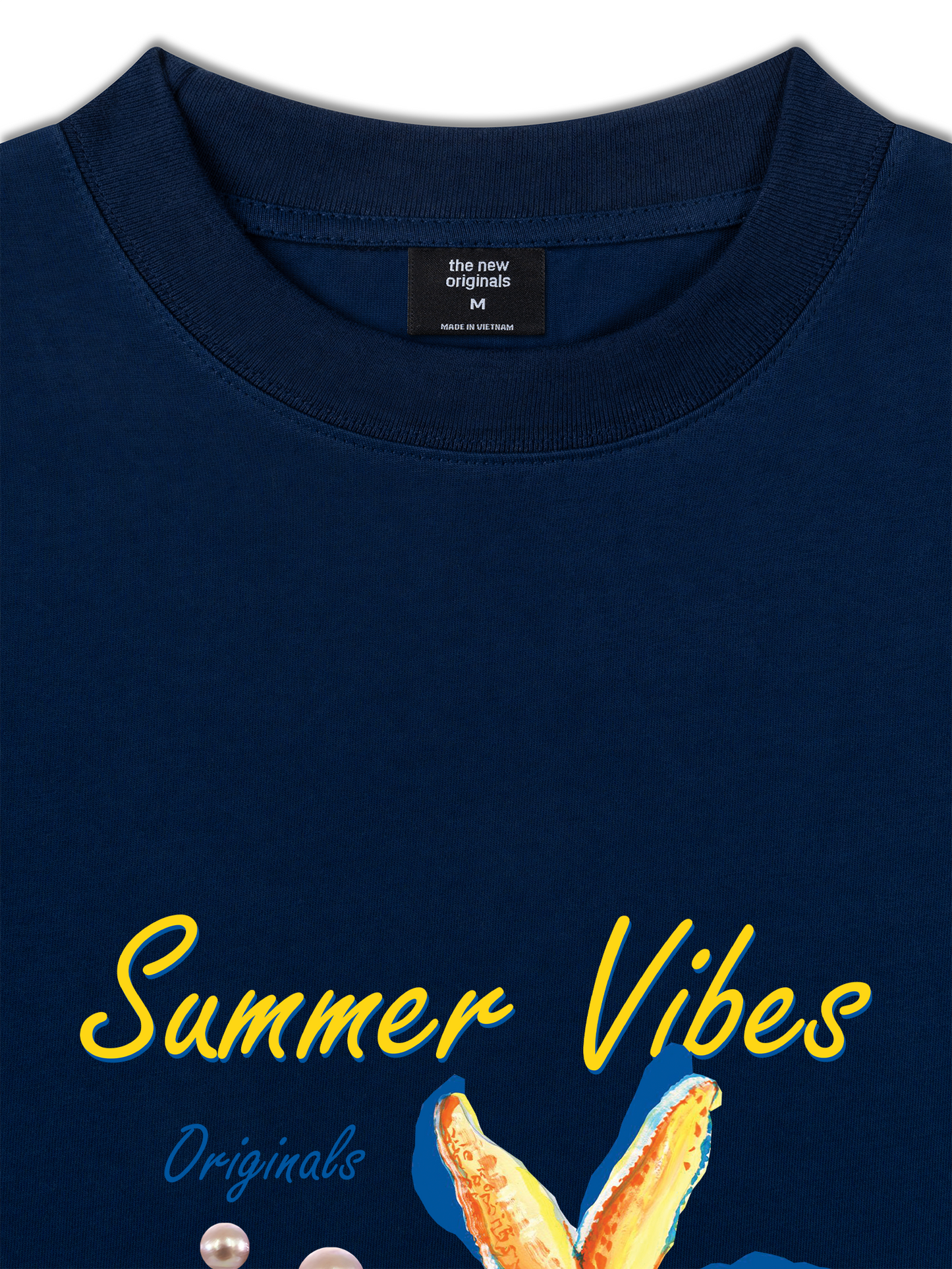 Áo Thun Relaxed Fit Summer Vibes Blue Starfish