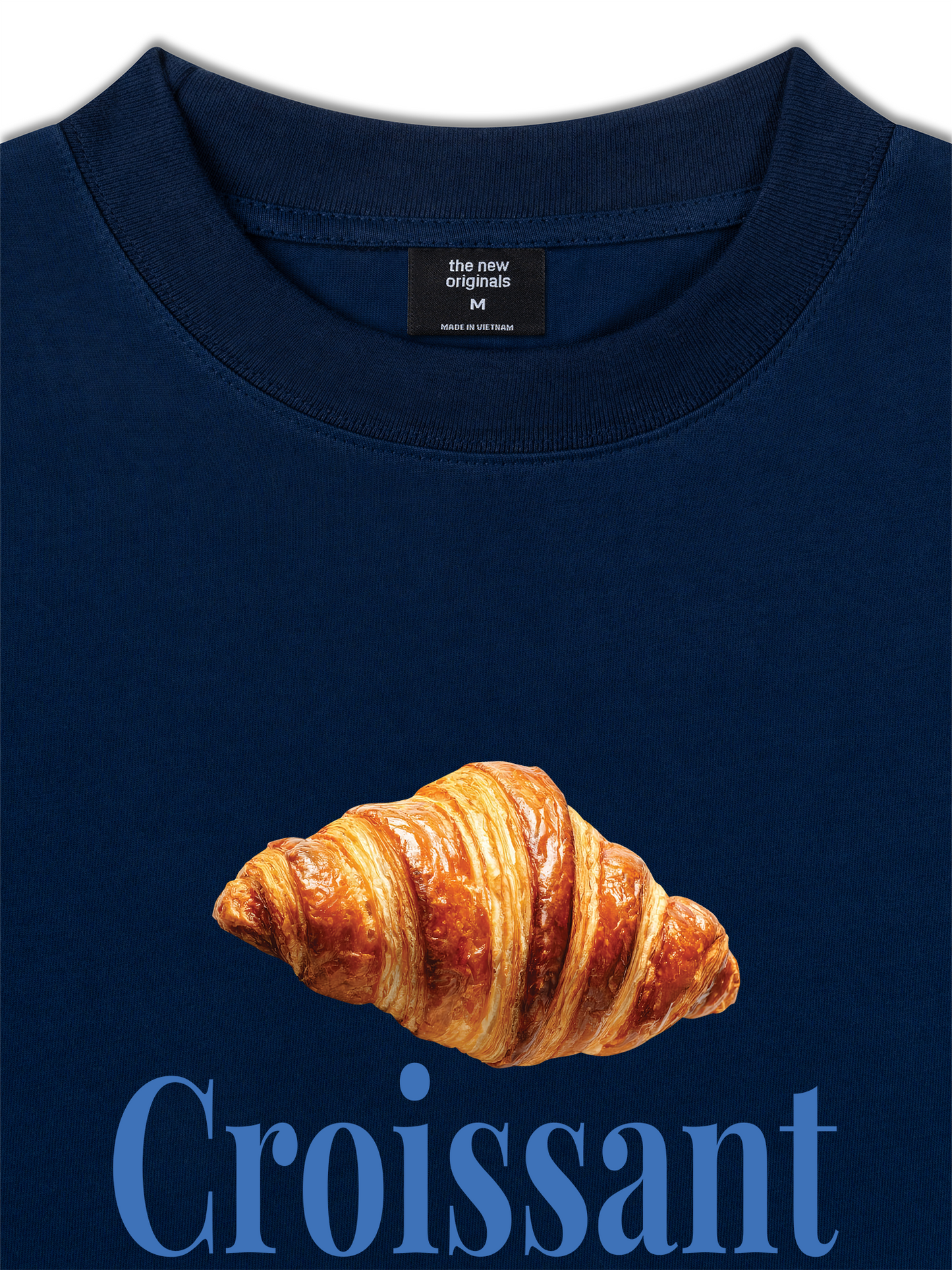Áo Thun Relaxed Fit Croissant Quote