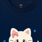 Áo Thun Relaxed Fit Blue Kitty