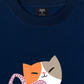 Áo Thun Relaxed Fit Daily Cuties Meow & Bow