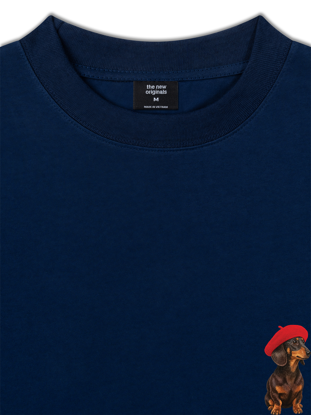 Áo Thun Relaxed Fit Dachshund With Red Beret