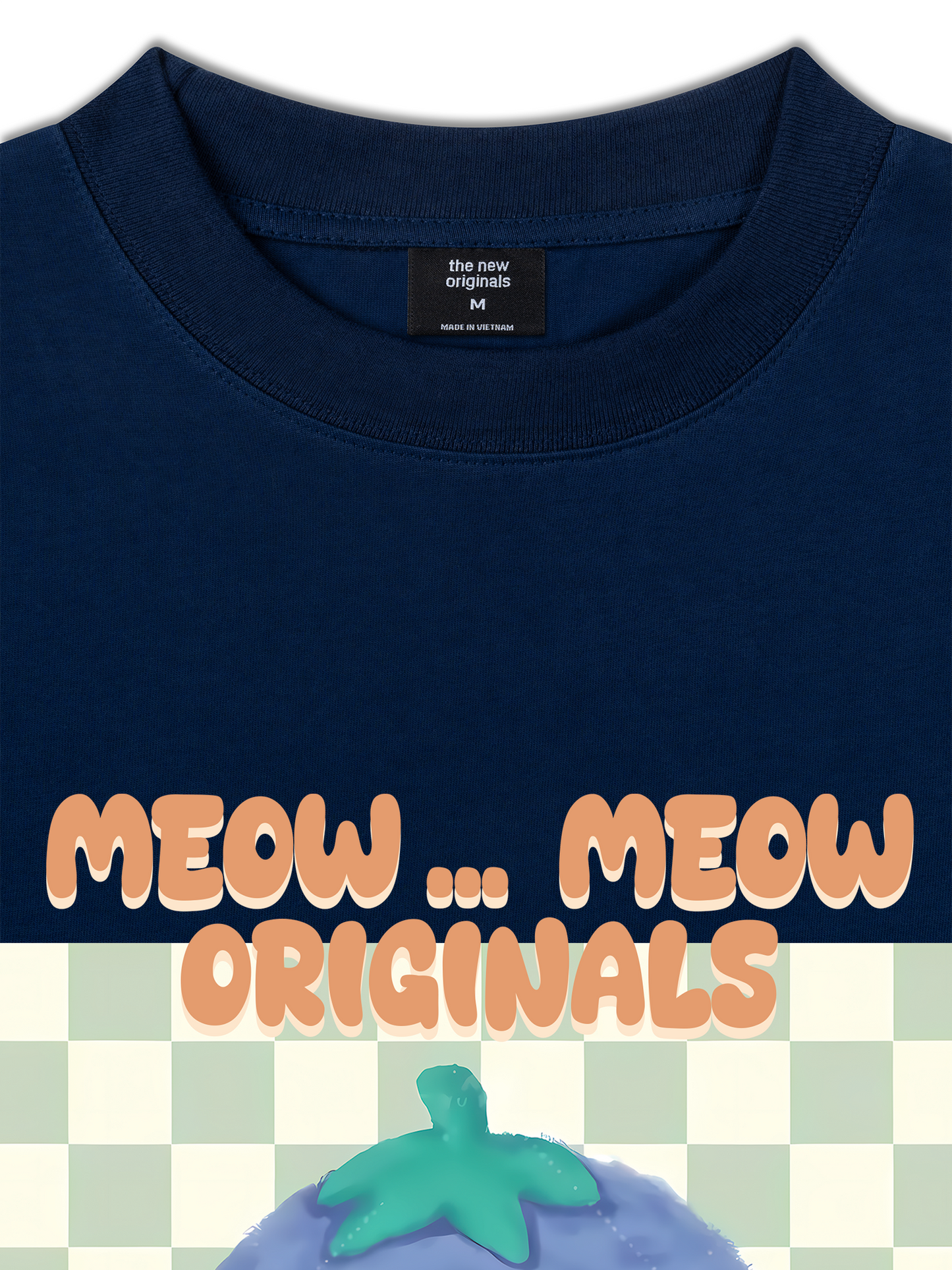 Áo Thun Relaxed Fit Animal Meow