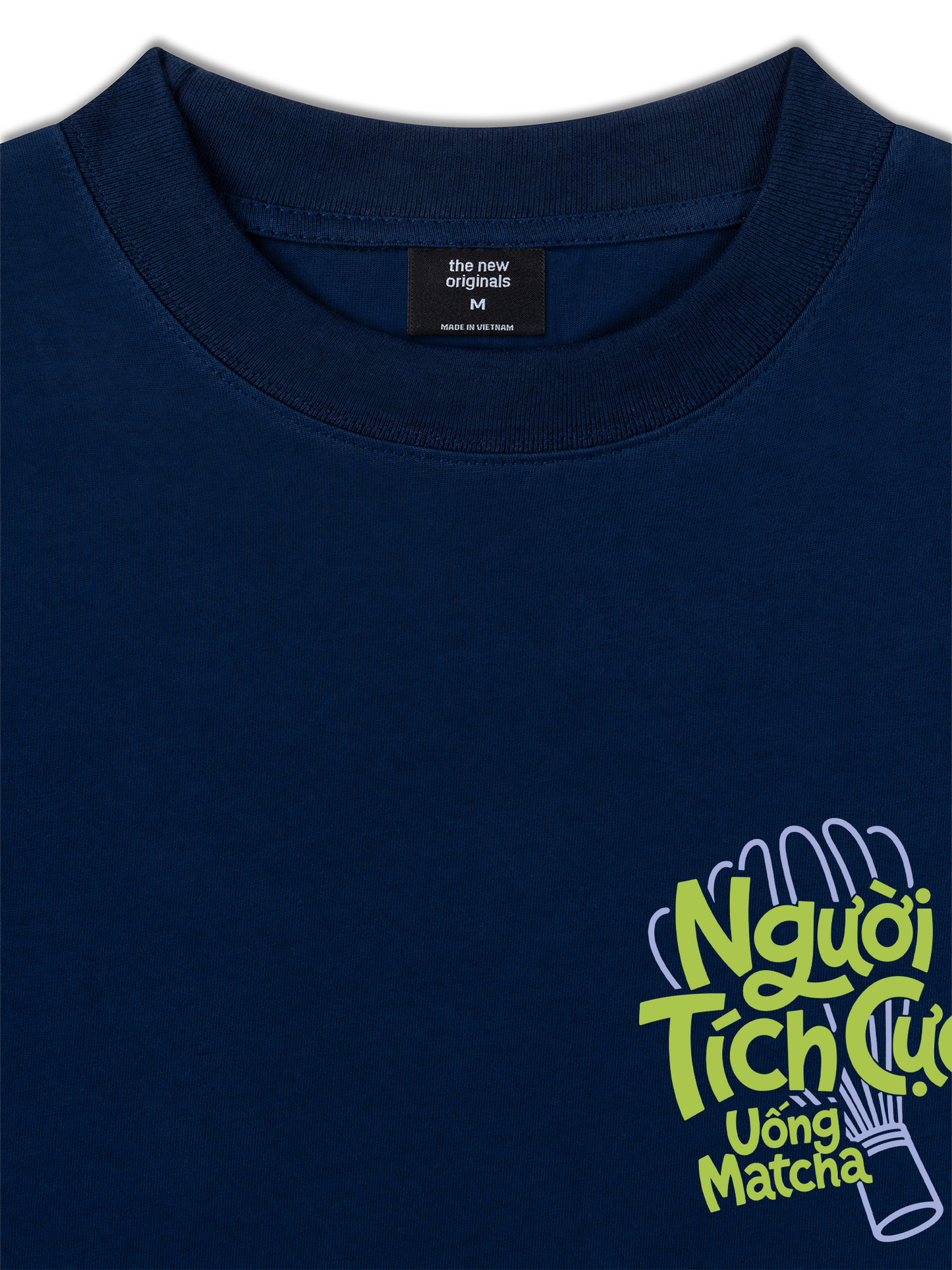 Áo Thun Relaxed Fit Người Tích Cực Uống Matcha