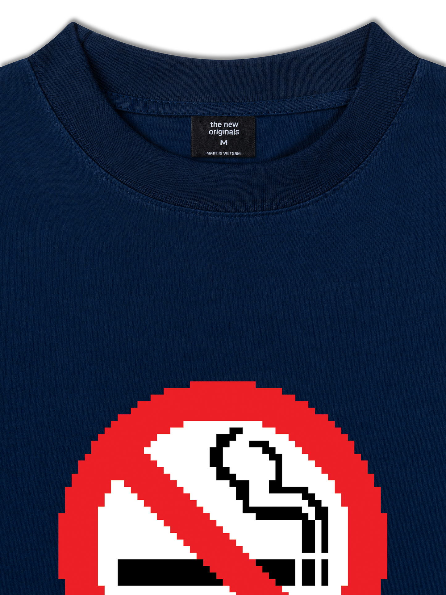 Áo Thun Relaxed Fit Pixel Universe No Smoking