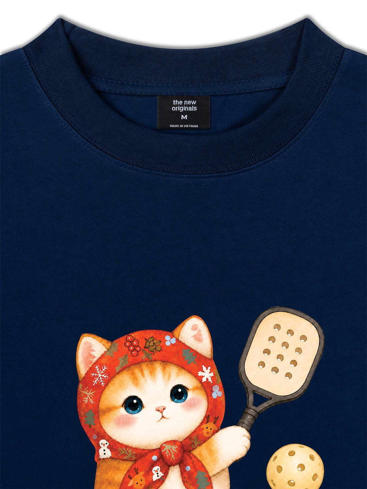 Áo Thun Relaxed Fit Pickleball Girl Meow
