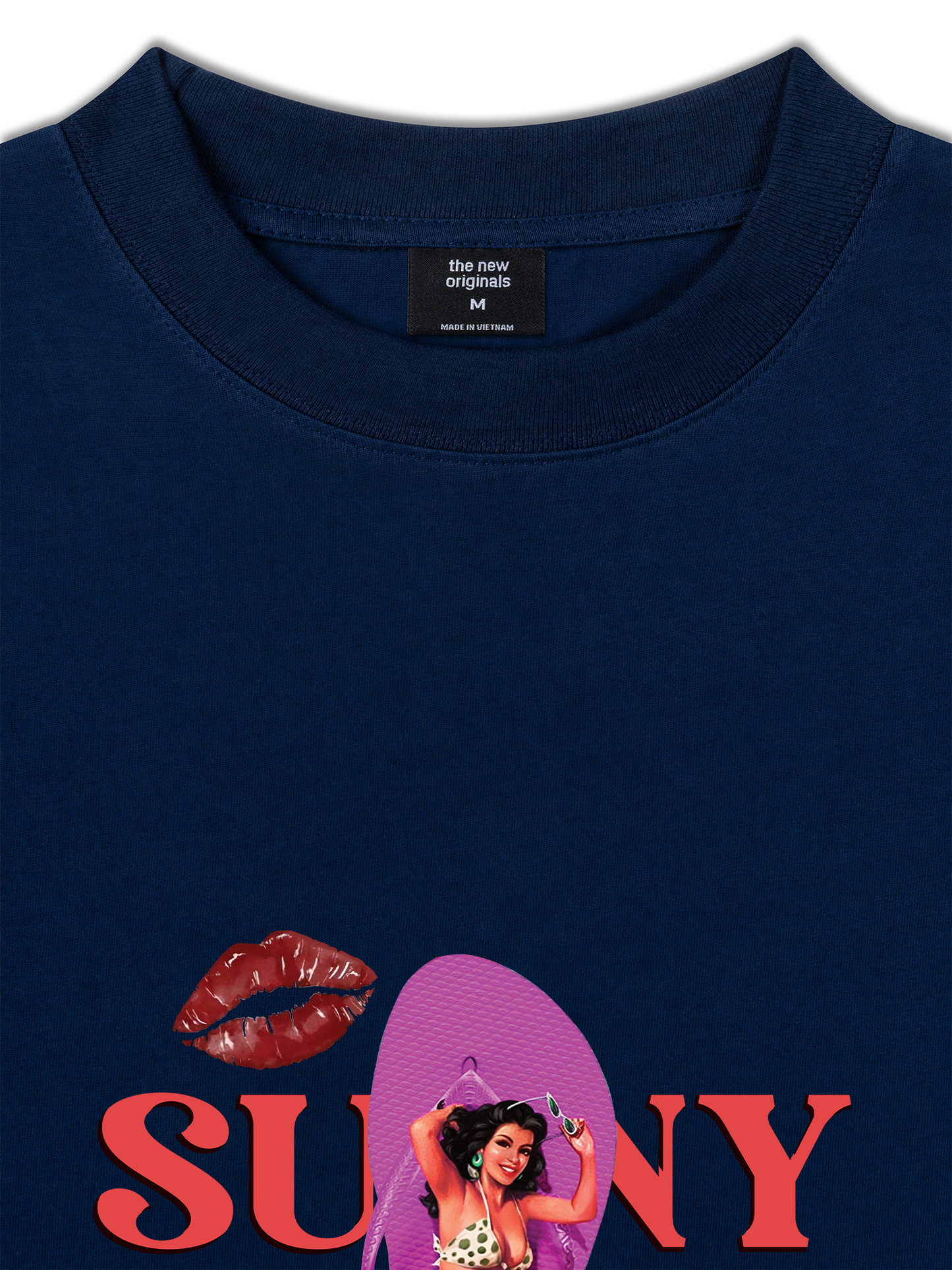 Áo Thun Relaxed Fit Summer Vibes Fresh Passion Days