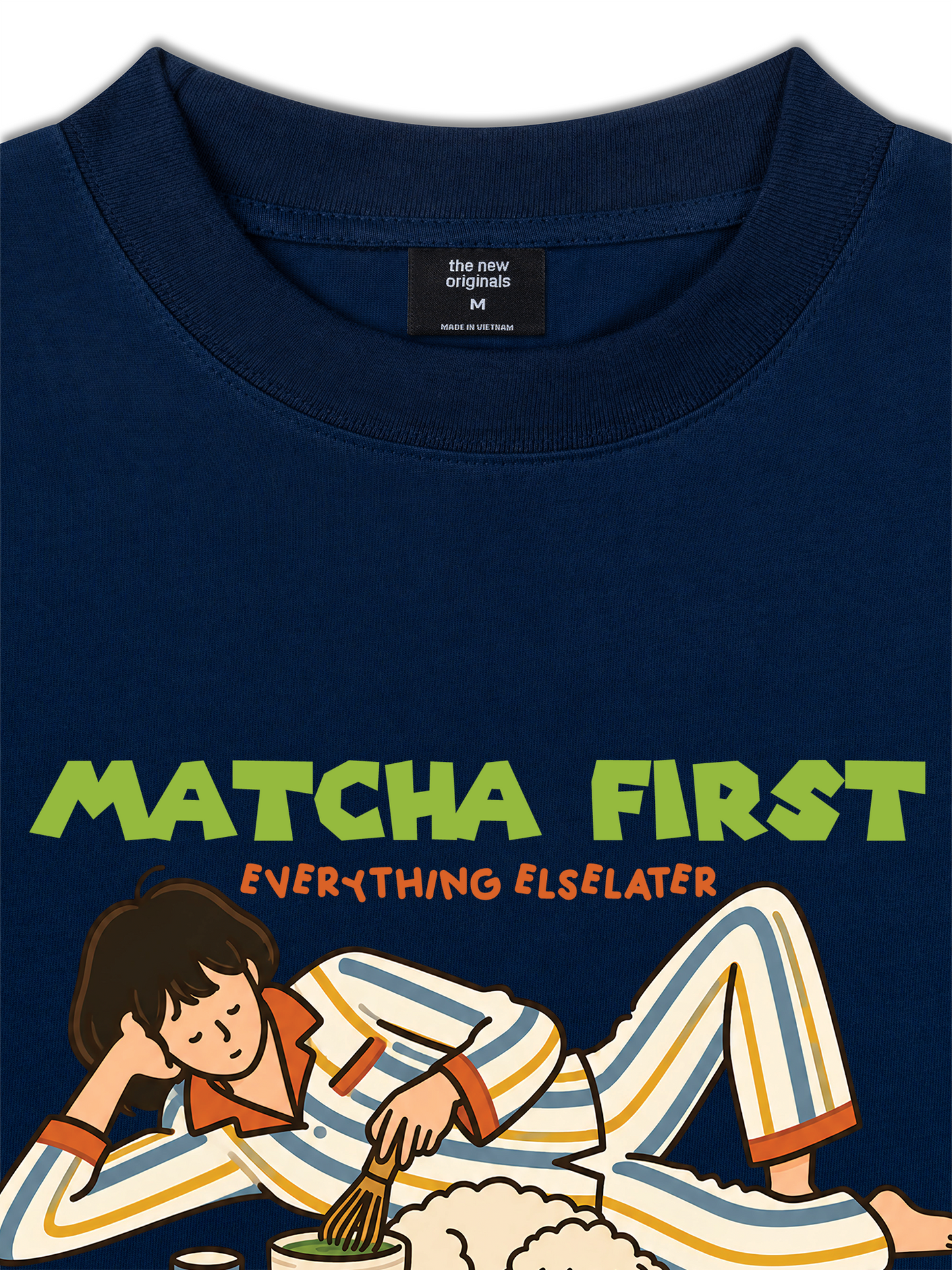 Áo Thun Relaxed Fit Matcha First