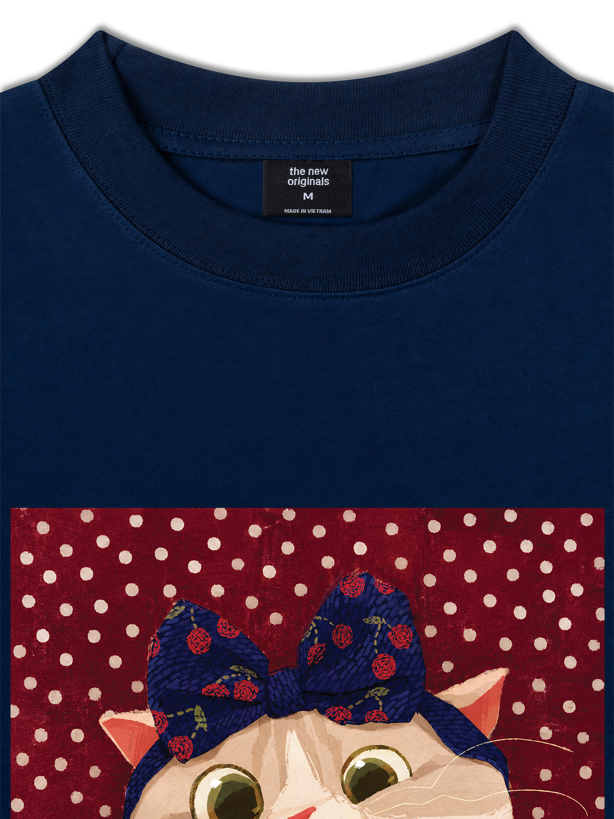 Áo Thun Relaxed Fit Red Fish Meow