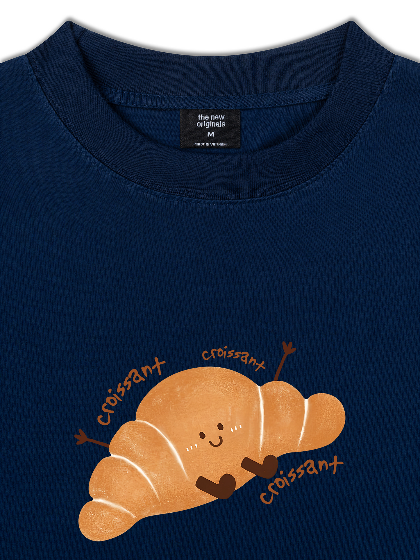 Áo Thun Relaxed Fit Happy Croissant