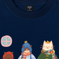 Áo Thun Relaxed Fit 3 Cozy Cats