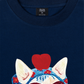Áo Thun Relaxed Fit Kitten Day Meow With Apple
