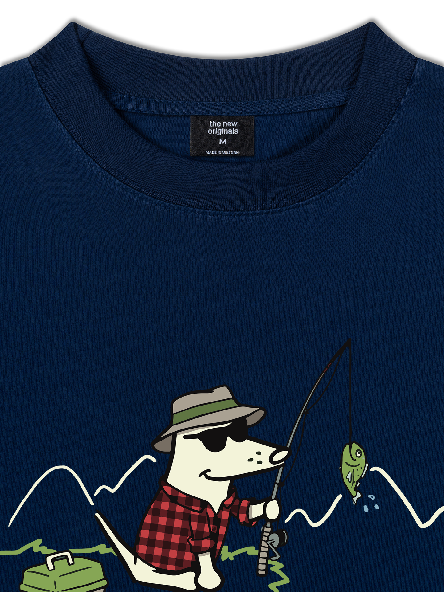 Áo Thun Relaxed Fit Go Outside Get Reel