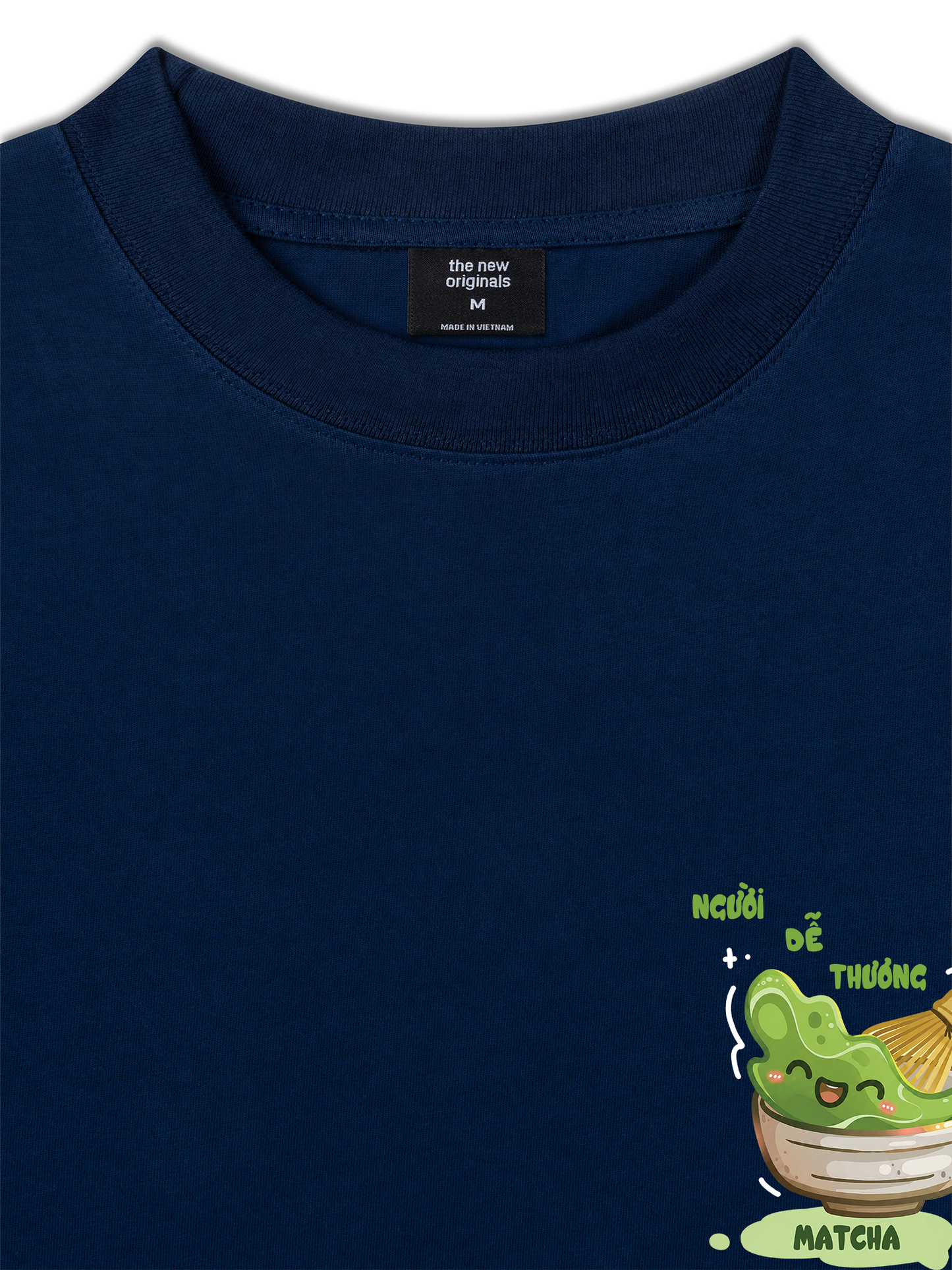 Áo Thun Relaxed Fit Người Dễ Thương Thích Matcha