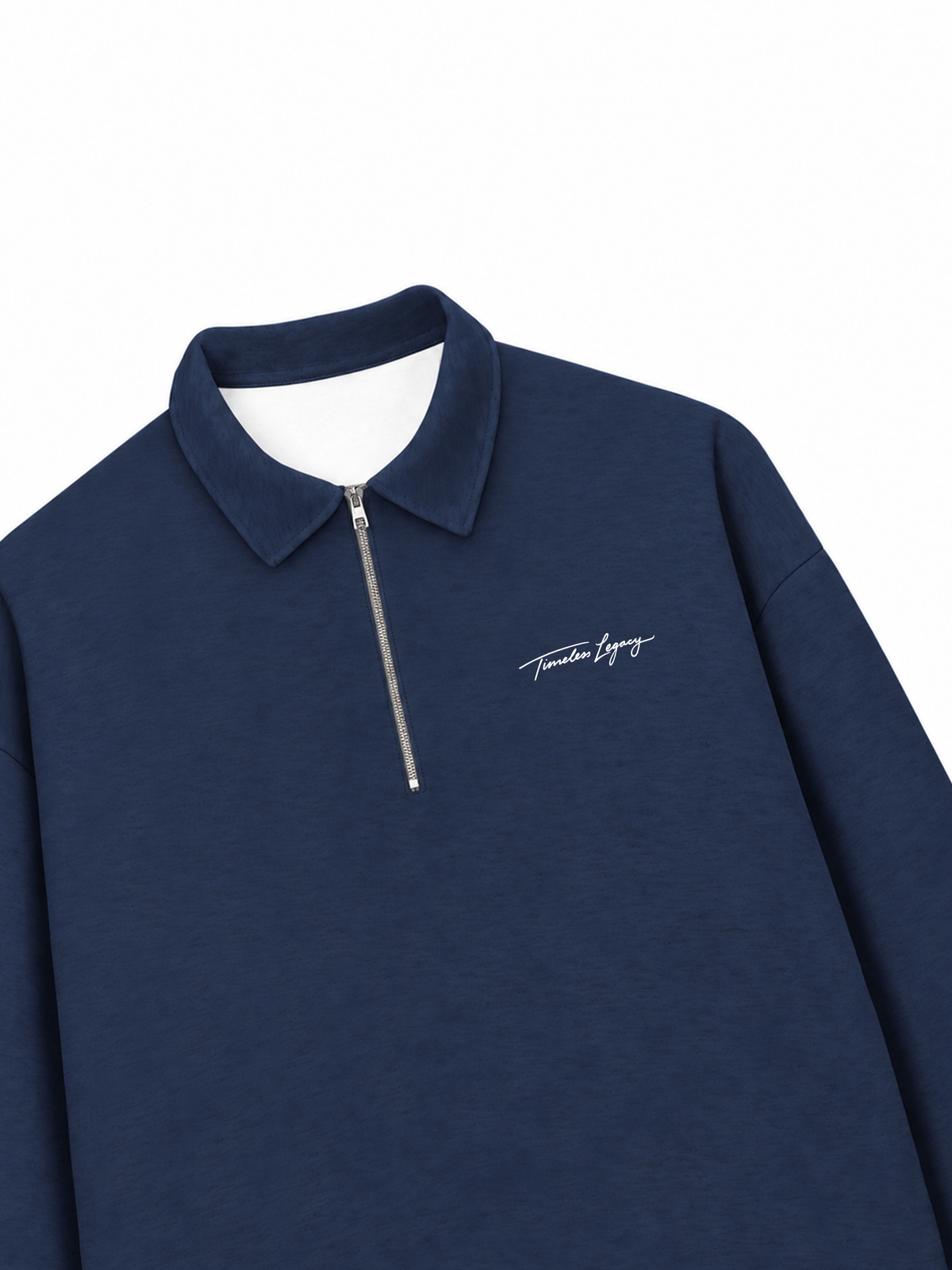 Áo Sweater Polo Nỉ Hai Da Timeless Legacy