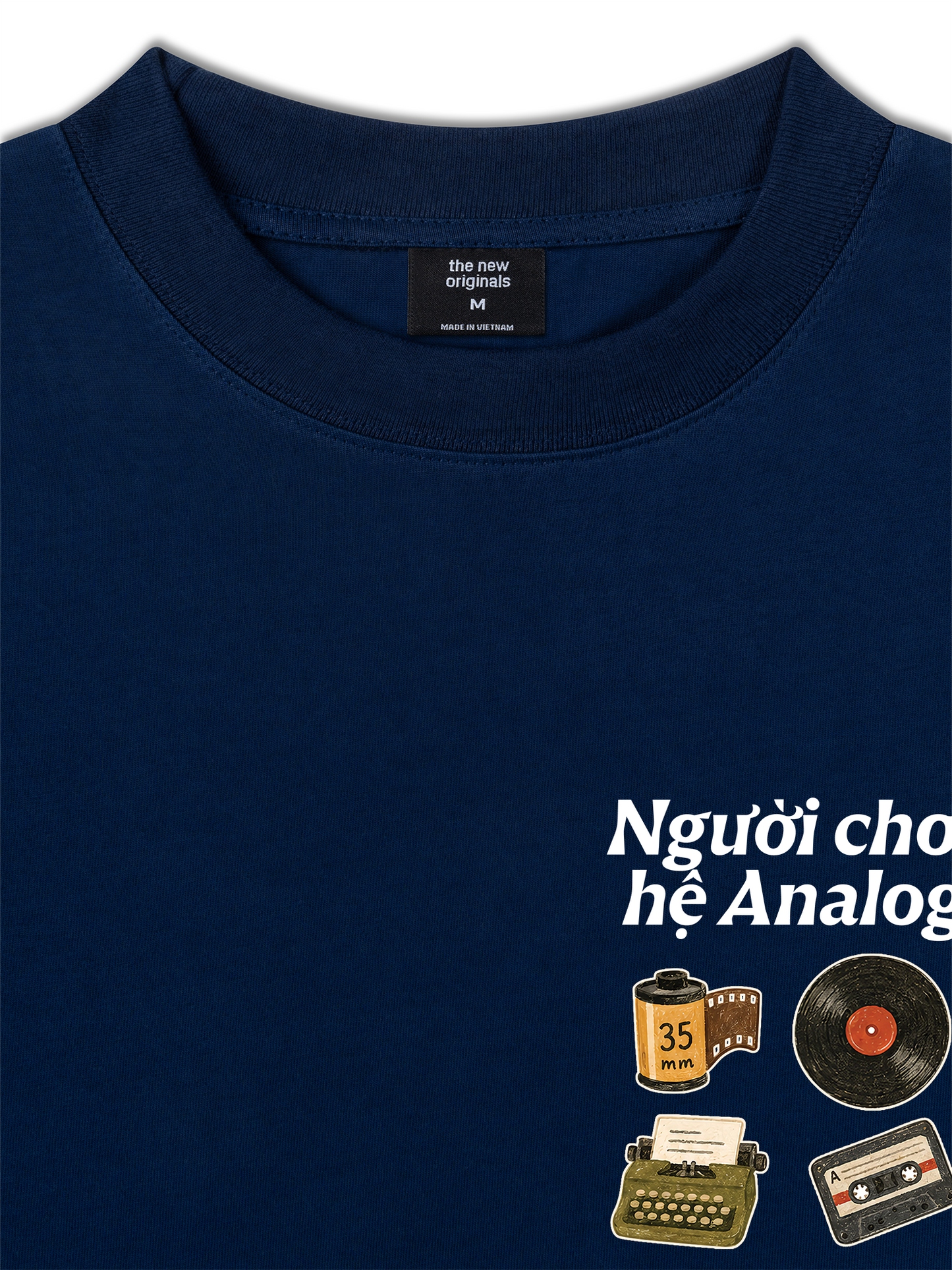 Áo Thun Relaxed Fit Người Chơi Hệ Analog