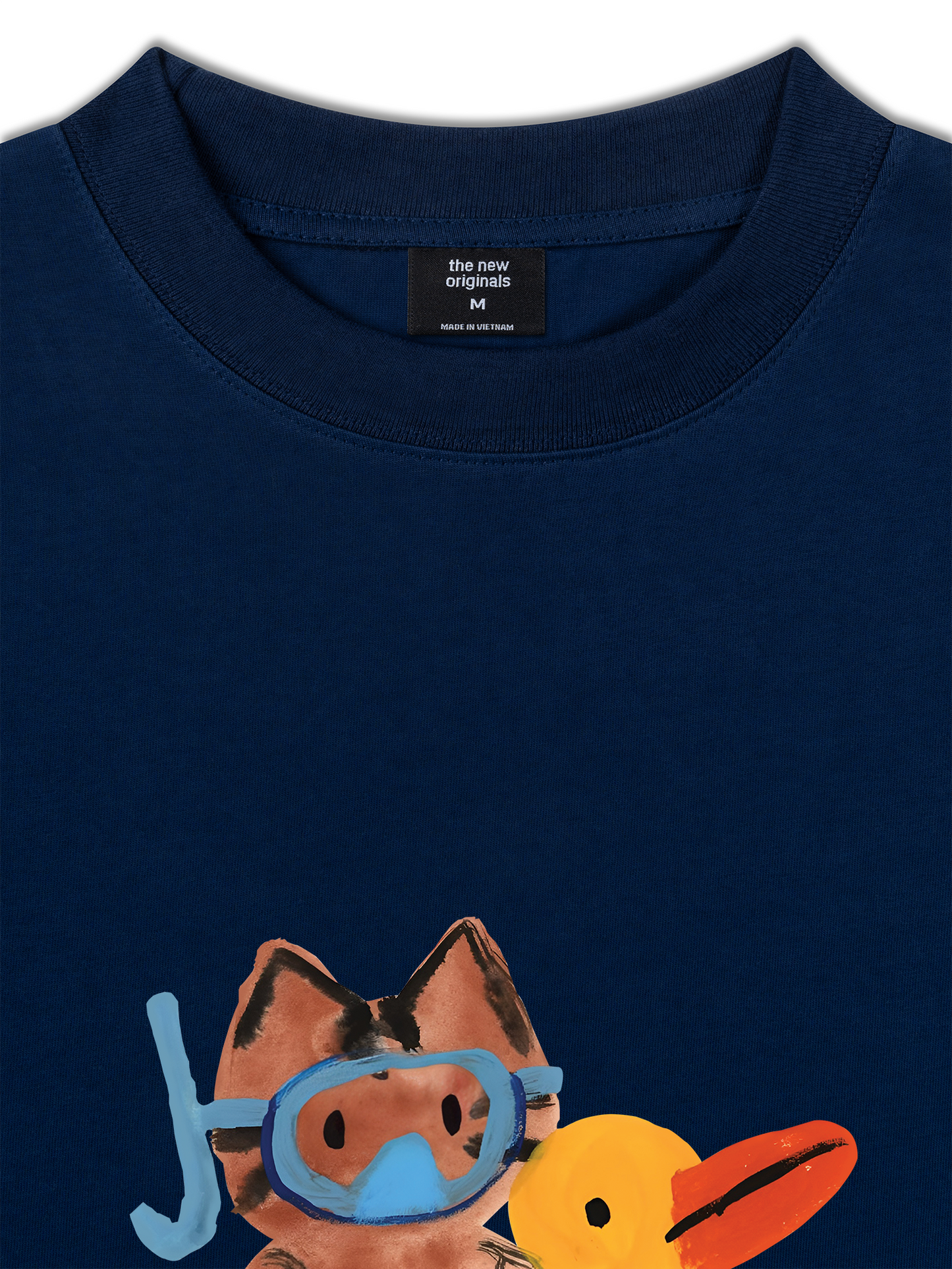 Áo Thun Relaxed Fit Summer Vibes Cat And Duck