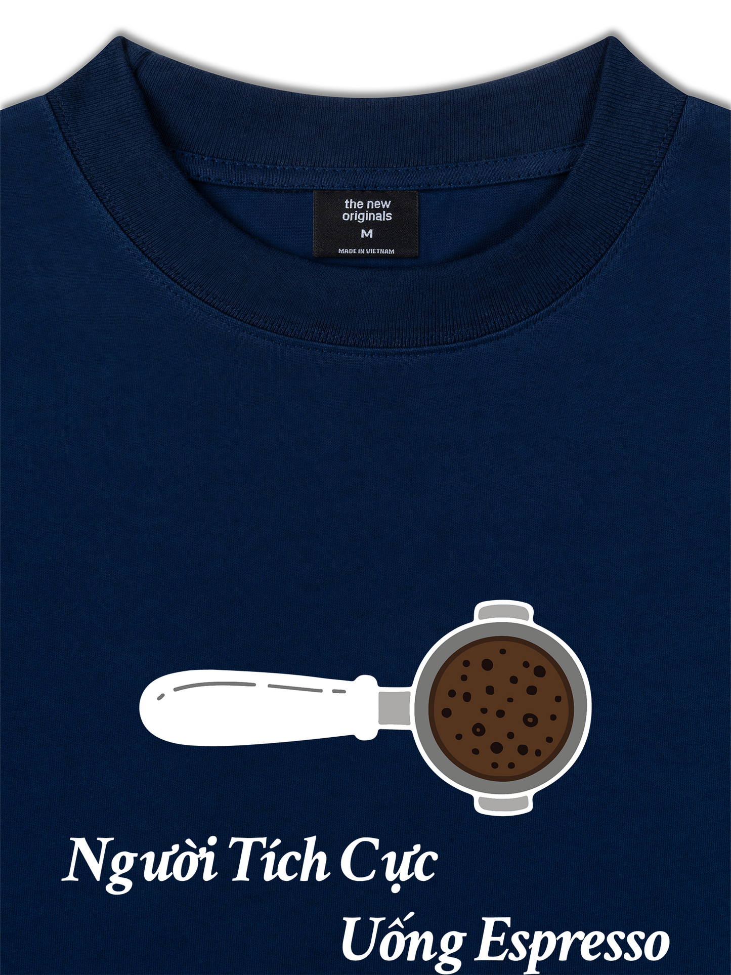 Áo Thun Relaxed Fit Người Tích Cực Uống Espresso