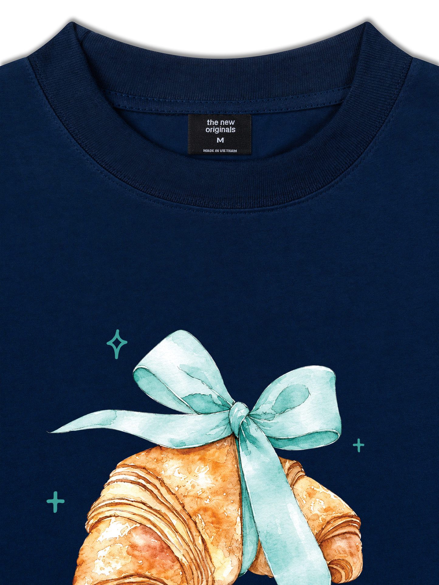 Áo Thun Relaxed Fit Coquette Era Croissant