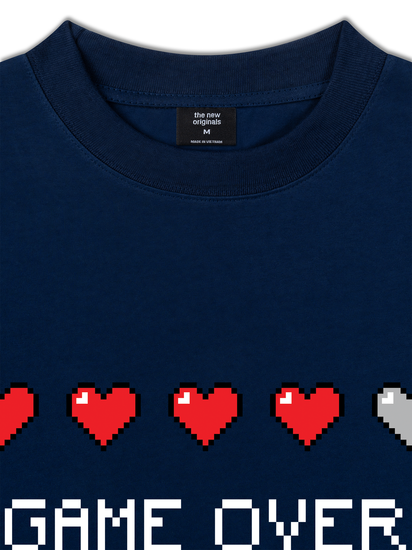 Áo Thun Relaxed Fit Pixel Universe Game Over