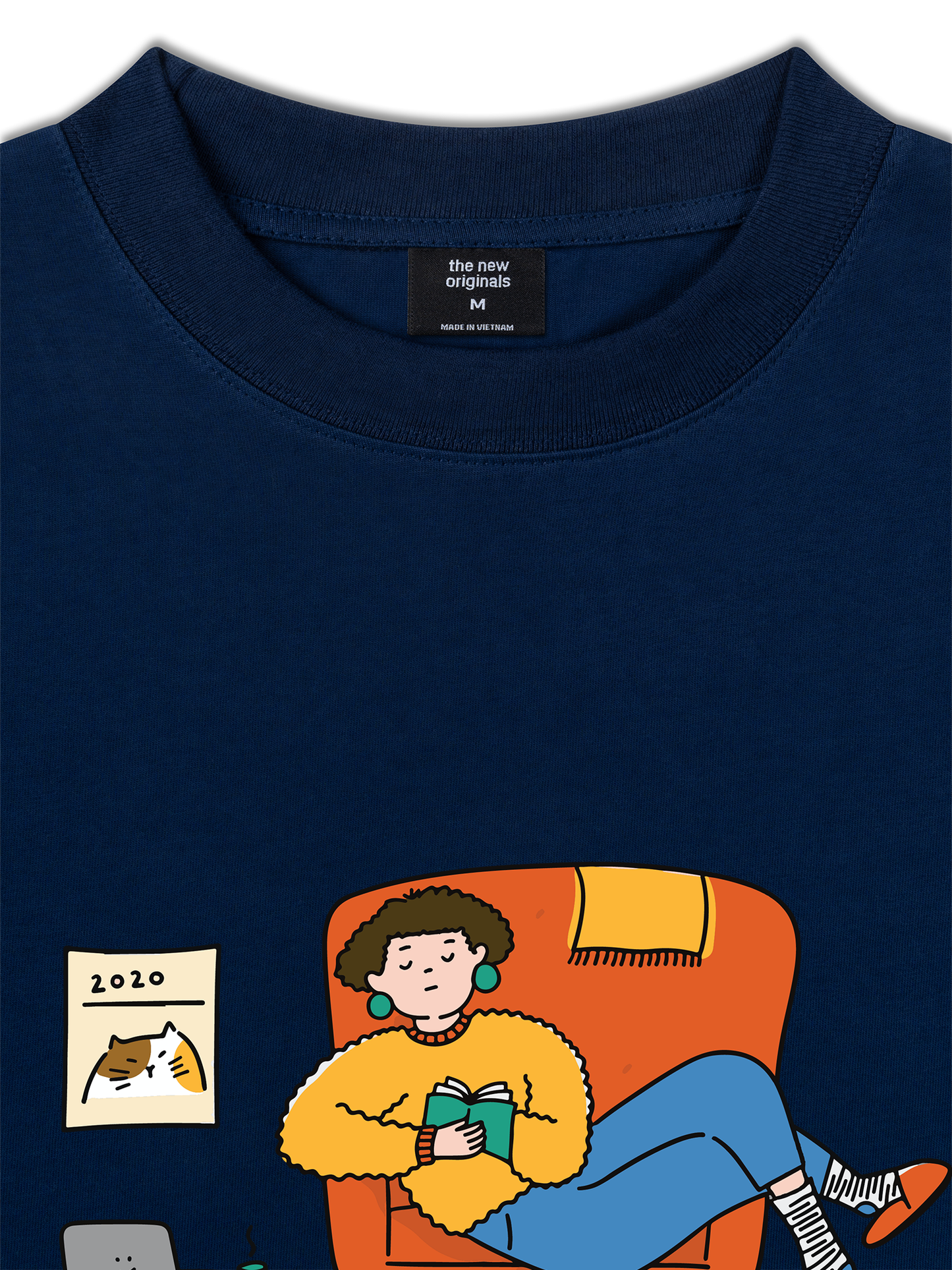 Áo Thun Relaxed Fit Không Thích Đi Làm, Chỉ Thích Ở Nhà