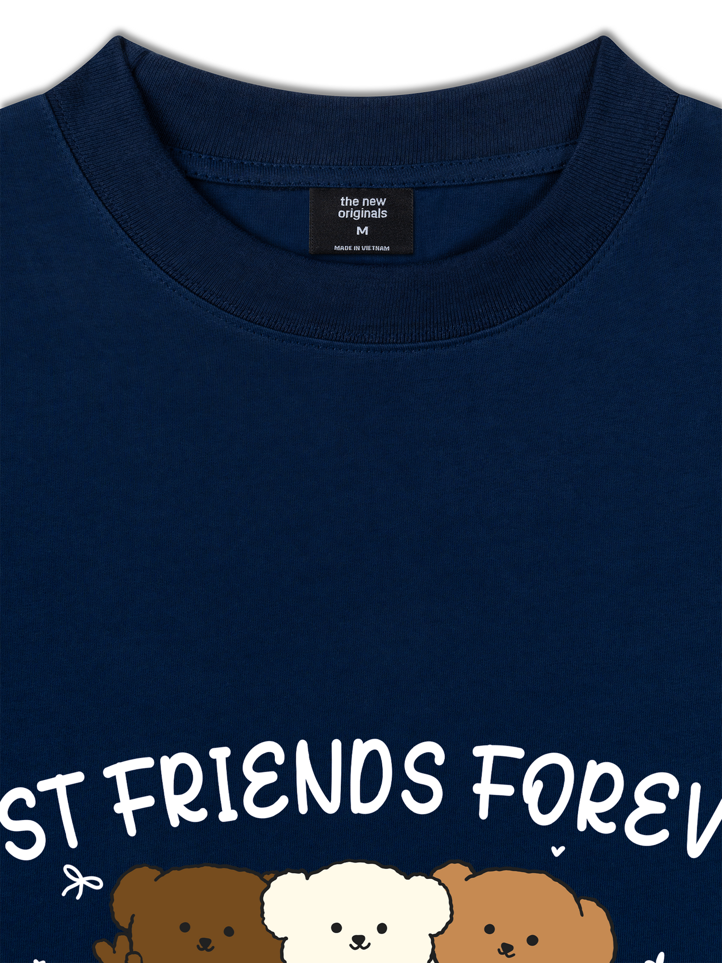 Áo Thun Relaxed Fit Teddy Land Best Friends Forever