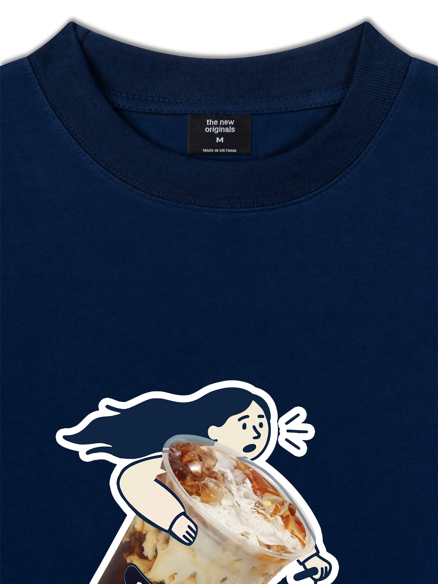 Áo Thun Relaxed Fit Mang Caffein Tới Đây Cho Tui