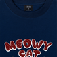 Áo Thun Relaxed Fit Meowy Cat Red Xmas Plaid