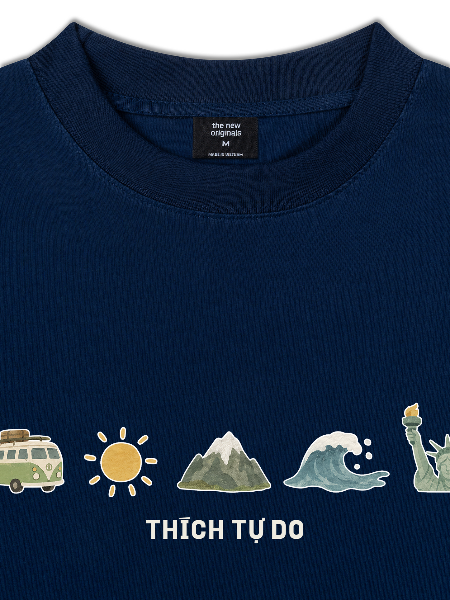 Áo Thun Relaxed Fit Thích Tự Do