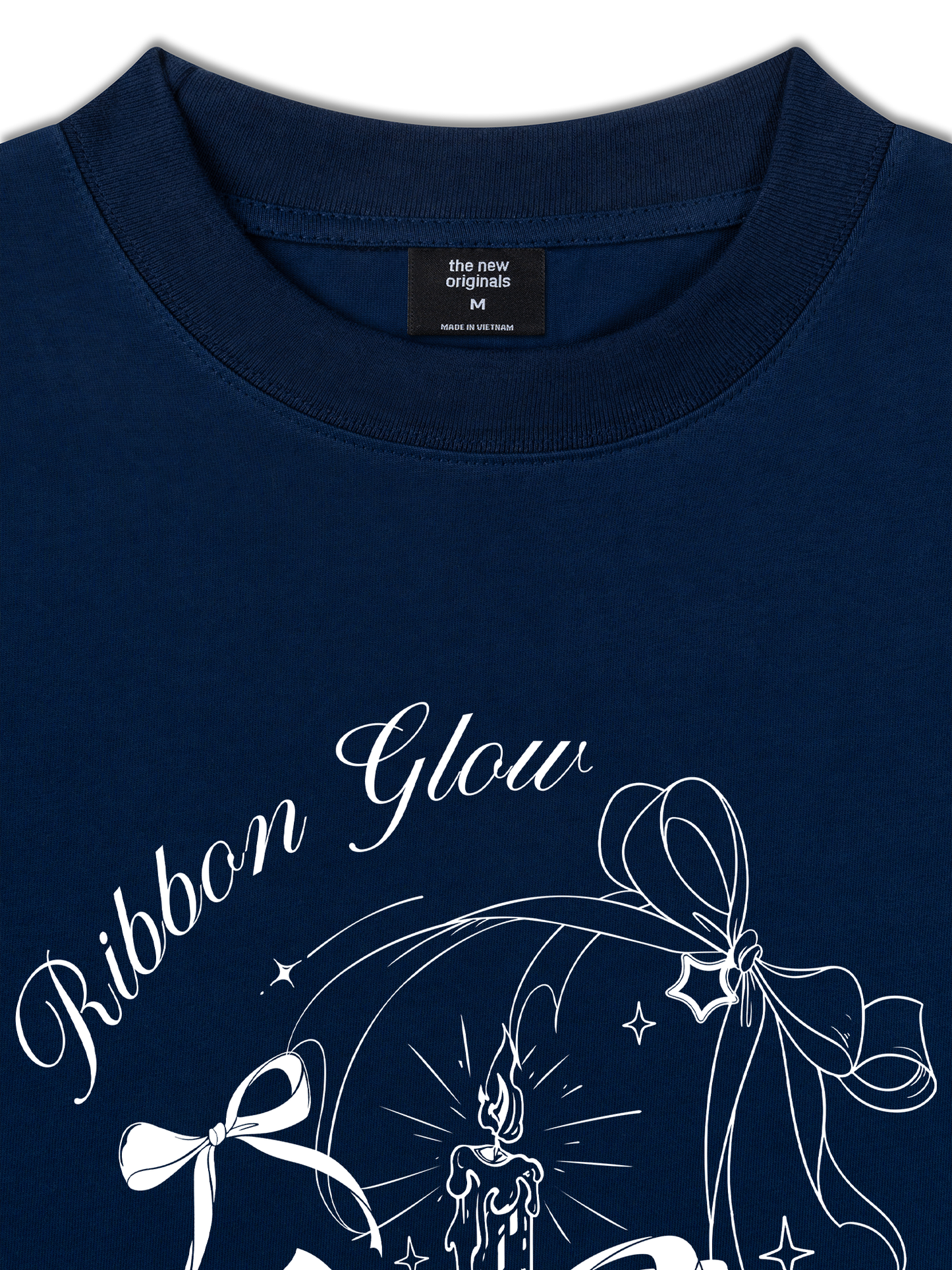 Áo Thun Relaxed Fit Ribbon Glow