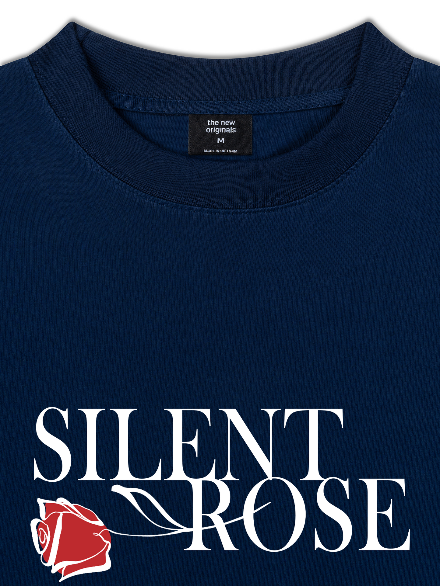 Áo Thun Relaxed Fit Old Money Silent Rose