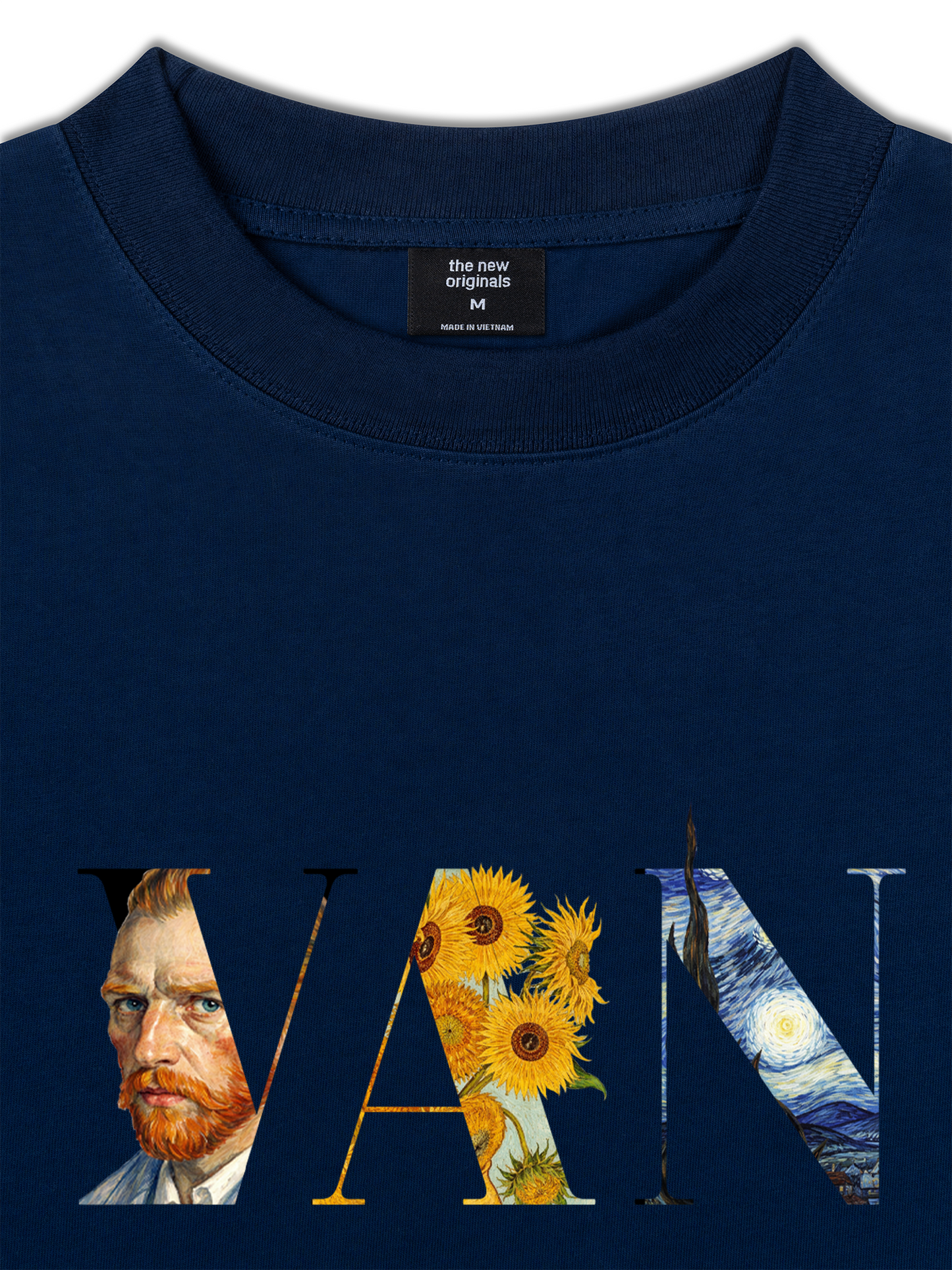 Áo Thun Relaxed Fit Masterpiece Van Gogh Typography