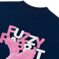 Áo Thun Cotton Cao Cấp Relaxed Fit  Pink Fuzzy Font Rabbit
