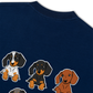 Áo Thun Relaxed Fit  Retro Leopard Dashund